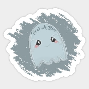 Adorable Ghost Sticker